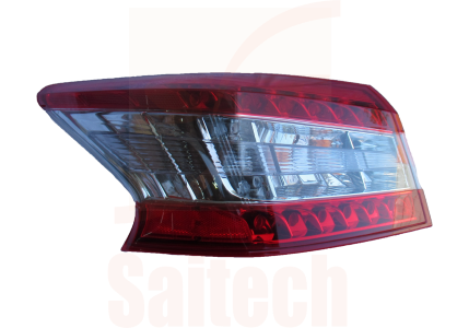 TYC Left Driver Side Tail Light Assembly For 2013-2015 Nissan Sentra - Direct Replacement, LED